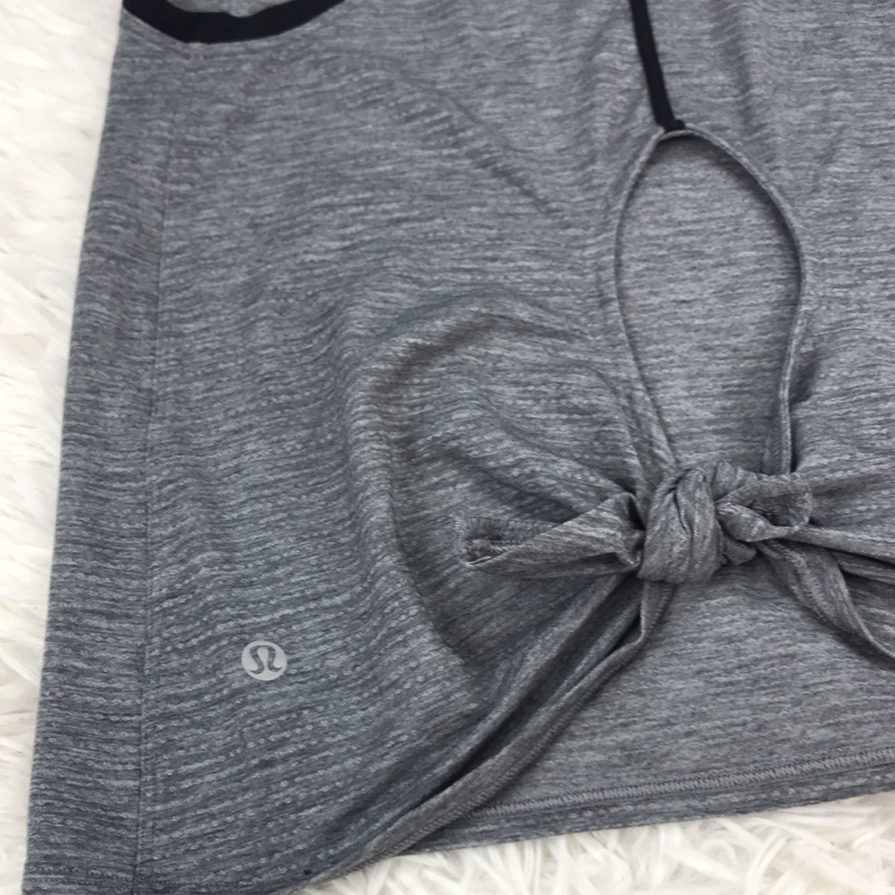 Lululemon Course Of Action Tank Heathered Black - Picture 6 of 6